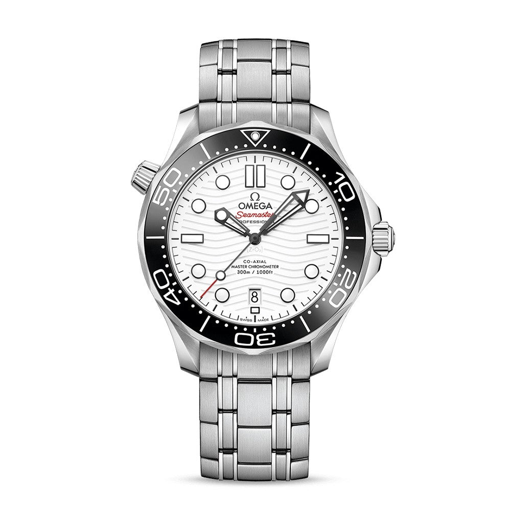 SEAMASTER AA PLATEADO FONDO BLANCO
