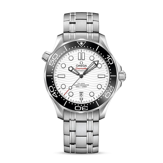 SEAMASTER AA PLATEADO FONDO BLANCO