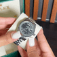 DAYDATE PRESIDENTE PLATEADO CARA NEGRA ROMAN DIAL - AA