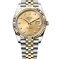 DATEJUST DOBLE TONO FONDO DORADO DIAMOND DIAL AAA