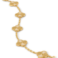 COMBO ALHAMBRA COLLAR - PULSERA - ARETES Y ANILLO GOLD - VᗅN-CLᎬᎬF