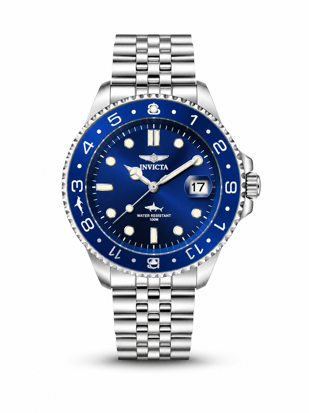 RELOJ INVICTA PARA HOMBRE - BLUE DIVER ACERO INOXIDABLE