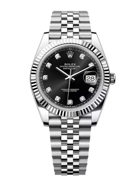 DATEJUST FONDO NEGRO DIAMOND DIAL AAA