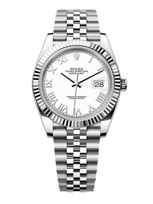 DATEJUST FONDO BLANCO ROMAN DIAL AAA