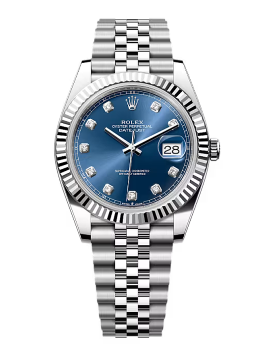 DATEJUST FONDO AZUL DIAMOND DIAL AAA