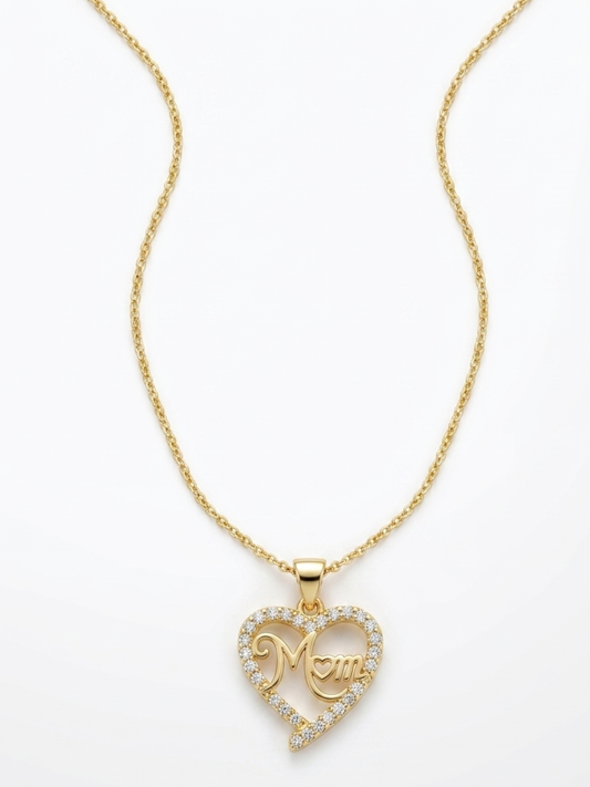 CADENA MAMÁ 💖 - ACERO INOXIDABLE CON BAÑO DE ORO 18K