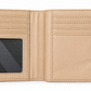 MEDIUM CORNER ZIP WALLET IN SIGNATURE CANVAS - WHITE