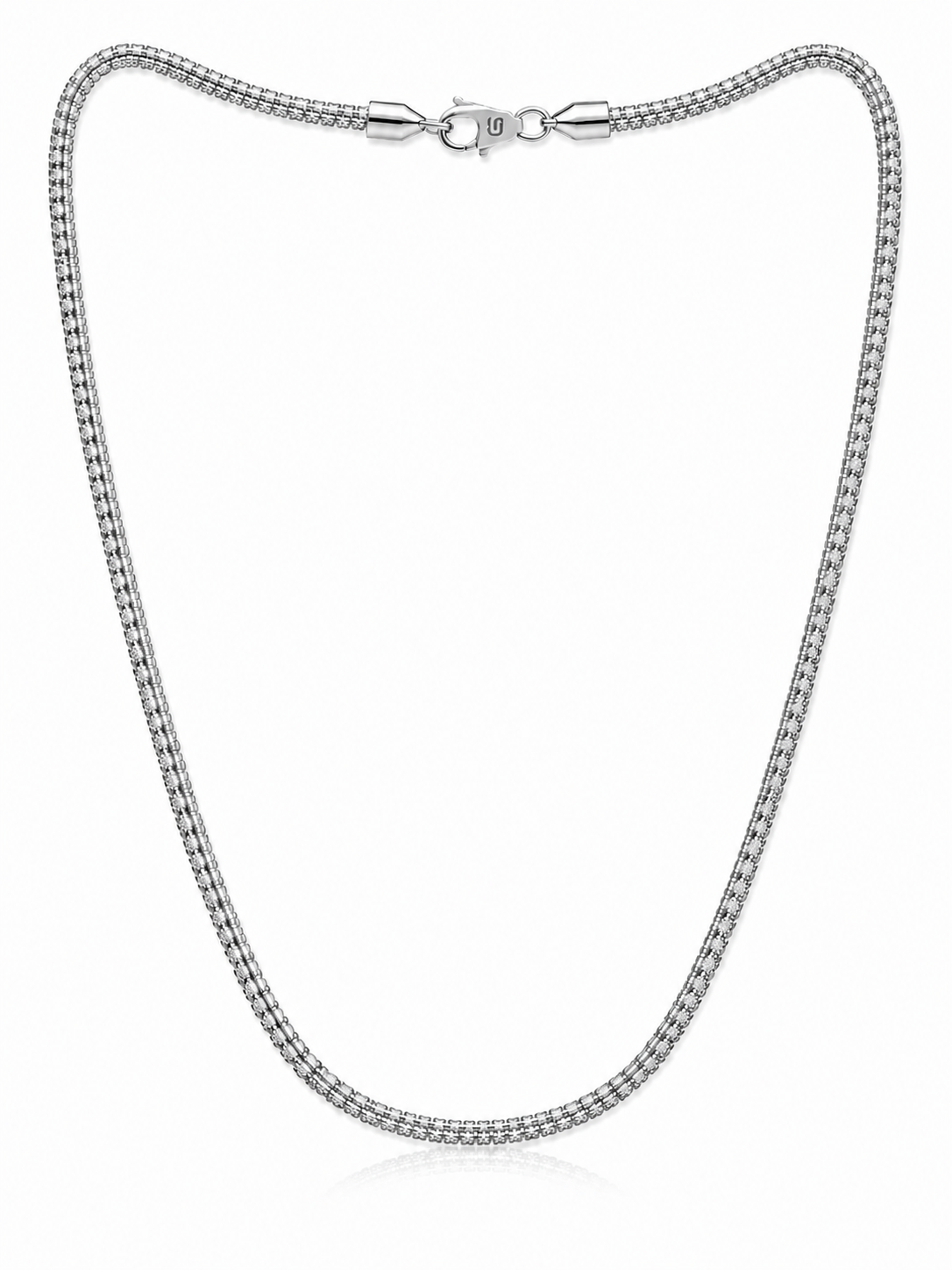 CADENA - ICE CHAIN WHITE GOLD 14k