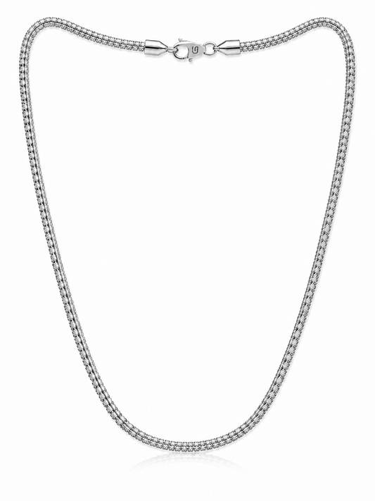 CADENA - ICE CHAIN WHITE GOLD 14k