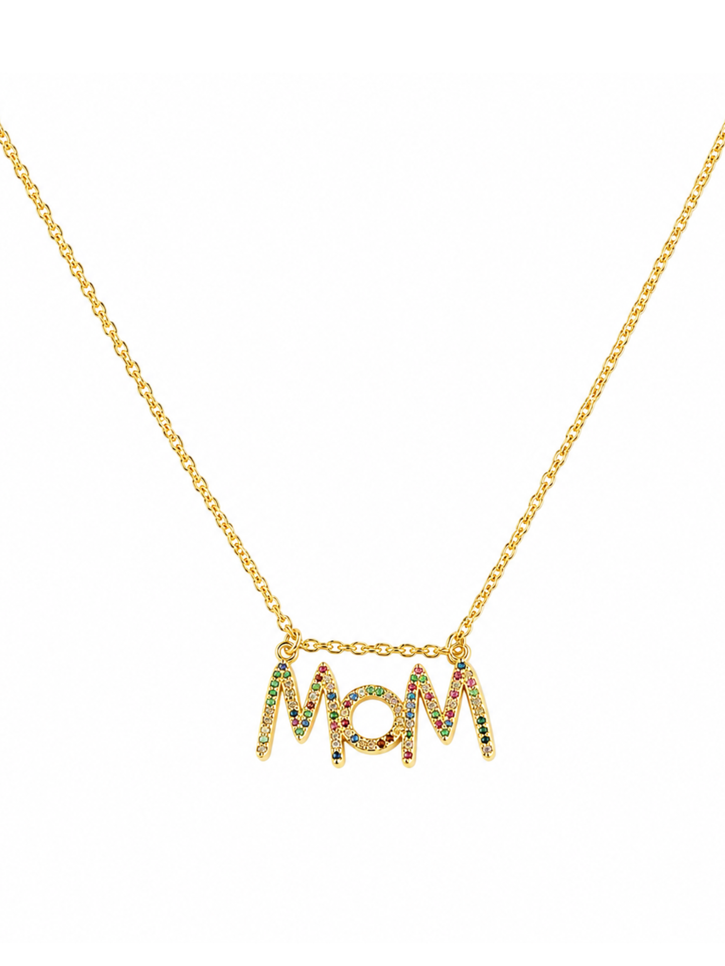 CADENA MAMÁ 👩‍👧‍👦 - ACERO INOXIDABLE CON BAÑO DE ORO 18K