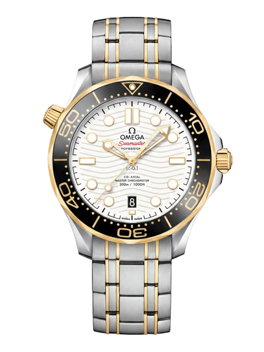 SEAMASTER AA DOBLE TONO FONDO BLANCO