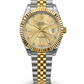 DATEJUST DOBLE TONO FONDO DORADO AAA