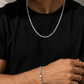 COMBO CADENA - GUILLO ICE CHAIN WHITE GOLD 14k