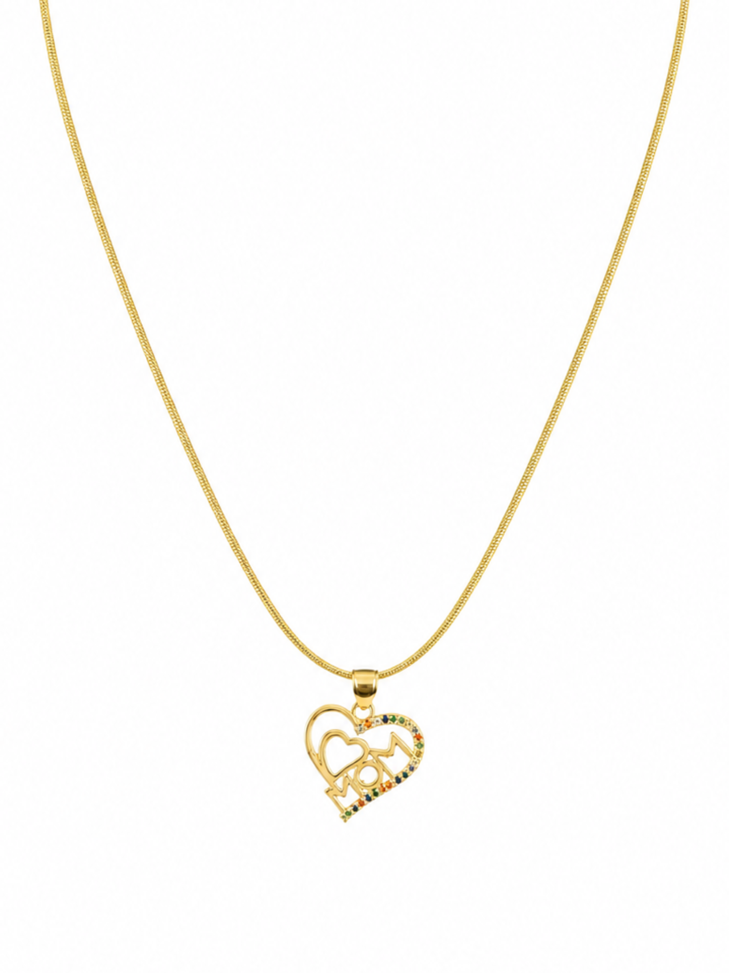 CADENA MAMÁ 💖 - ACERO INOXIDABLE CON BAÑO DE ORO 18K