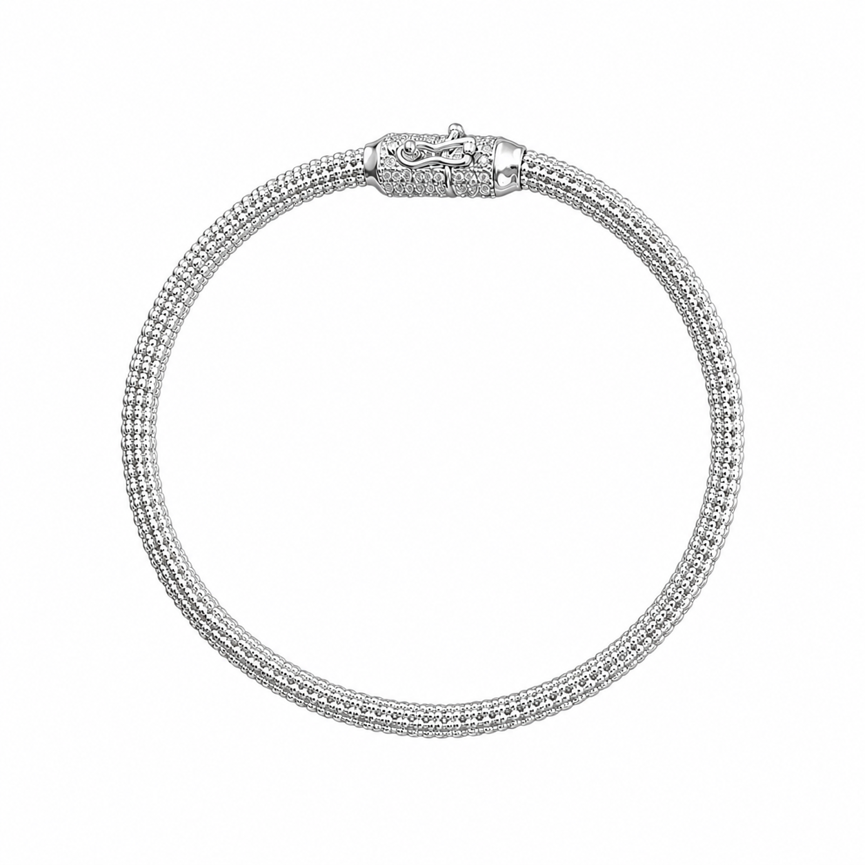 PULSA ICE CHAIN WHITE GOLD - 18 CM