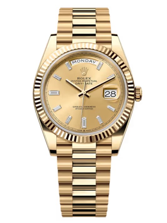 DAYDATE PRESIDENTE DORADO CARA DORADA DIAMOND - AAA