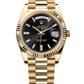 DAYDATE PRESIDENTE DORADO CARA NEGRA DIAMOND - AAA