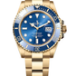 SUBMARINER DATE FULL GOLD BLUESY - AAA