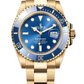 SUBMARINER DATE FULL GOLD BLUESY - AAA