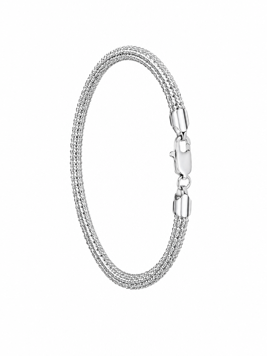 PULSA ICE CHAIN WHITE GOLD - 18 CM