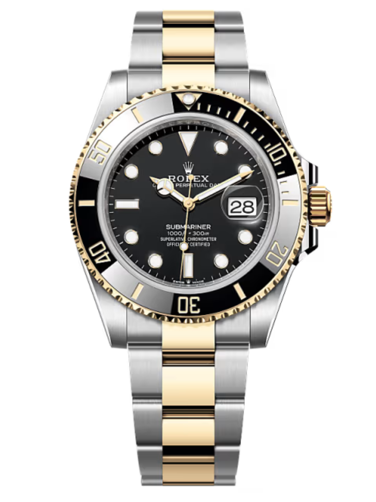 SUBMARINER DATE DOBLE TONO BLACK - AAA
