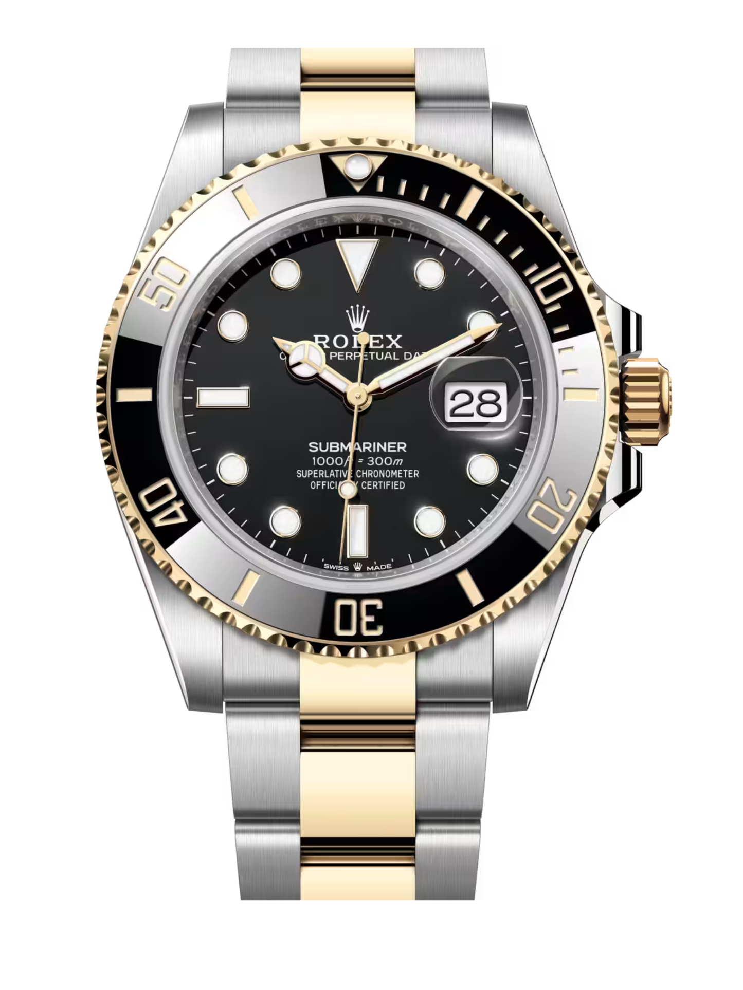SUBMARINER DATE DOBLE TONO BLACK - AAA