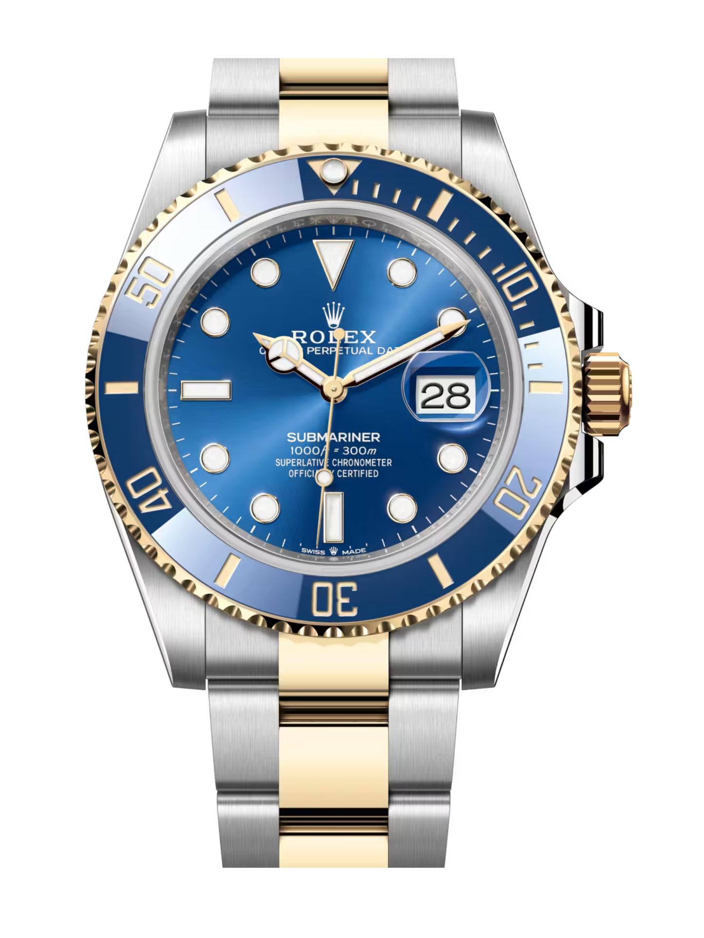 SUBMARINER DATE DOBLE TONO BLUESY - AAA