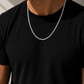 CADENA - ICE CHAIN WHITE GOLD 14k