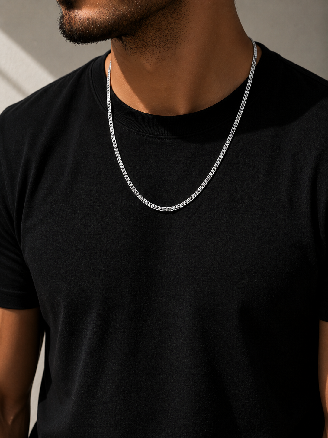 CADENA - ICE CHAIN WHITE GOLD 14k