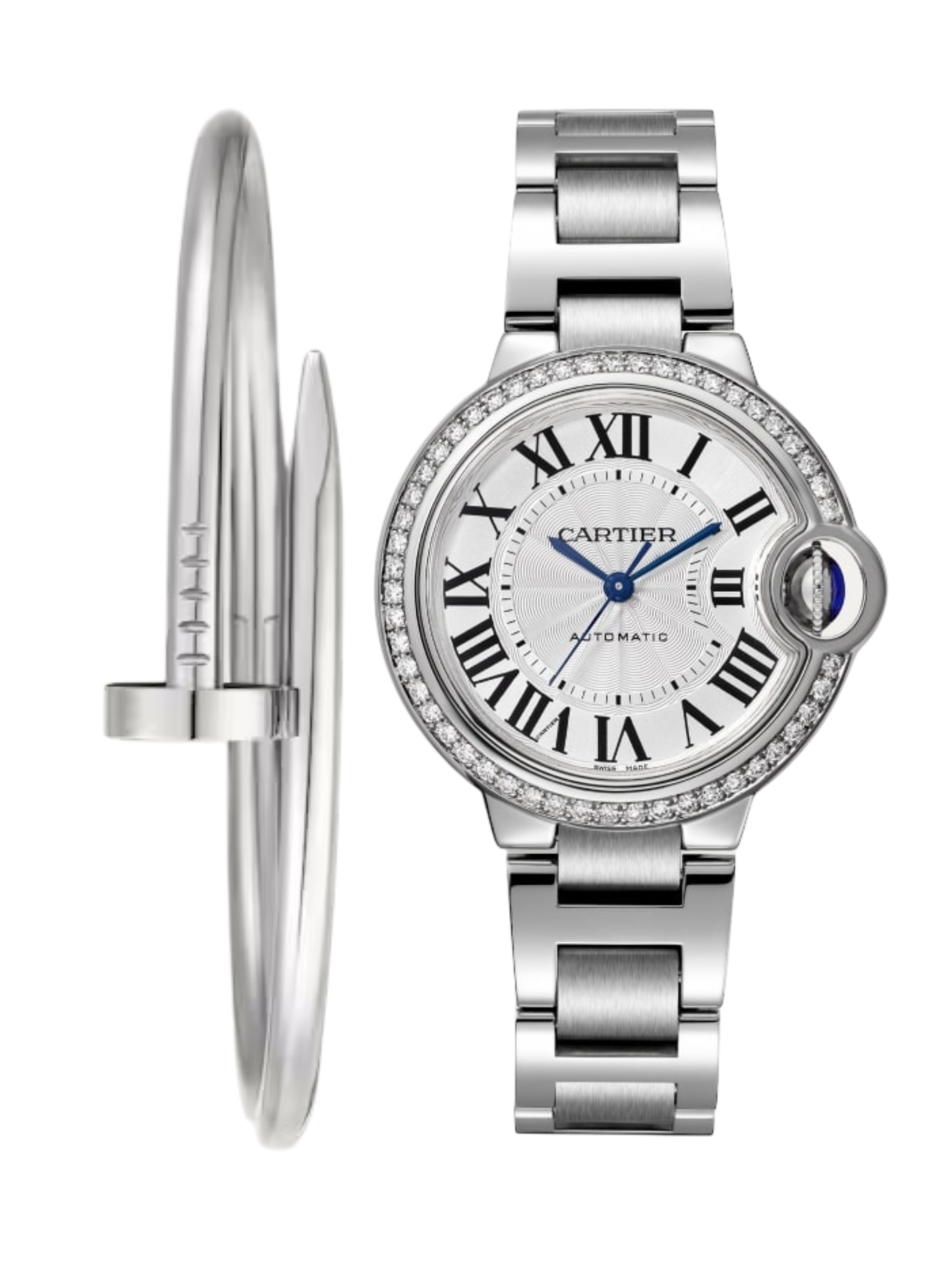 BALLON BLEU AA - SILVER DIAMOND 28MM + PULSA JUSTE UN CLOU GRATIS