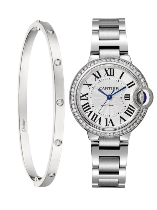 BALLON BLEU AA - SILVER DIAMOND 28MM + PULSA LOVE GRATIS