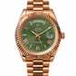 DAYDATE PRESIDENTE ROSE GOLD FONDO VERDE- AAA