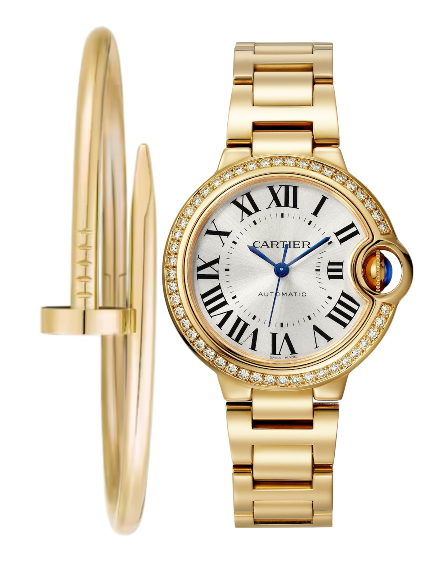 BALLON BLEU AA - GOLD DIAMOND 28MM + PULSA JUSTE UN CLOU GRATIS