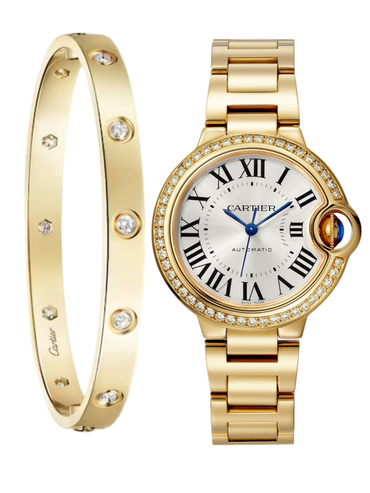 BALLON BLEU AA - GOLD DIAMOND 28MM + PULSA LOVE GRATIS