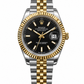 DATEJUST DOBLE TONO FONDO NEGRO AAA