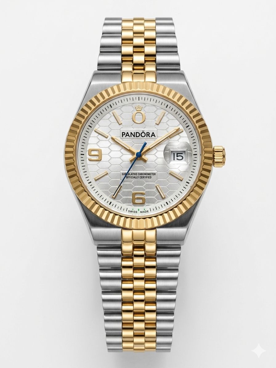 RELOJ PANDORA - DOBLE TONO + PULSA UN CLOU