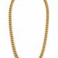CUBANA MONACO PREMIUM 7 MM × 50 CM | ACERO INOXIDABLE CON BAÑO DE ORO 14K ✨