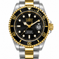 RELOJ INVICTA PARA HOMBRE -  CLASIC GOLD AND SILVER