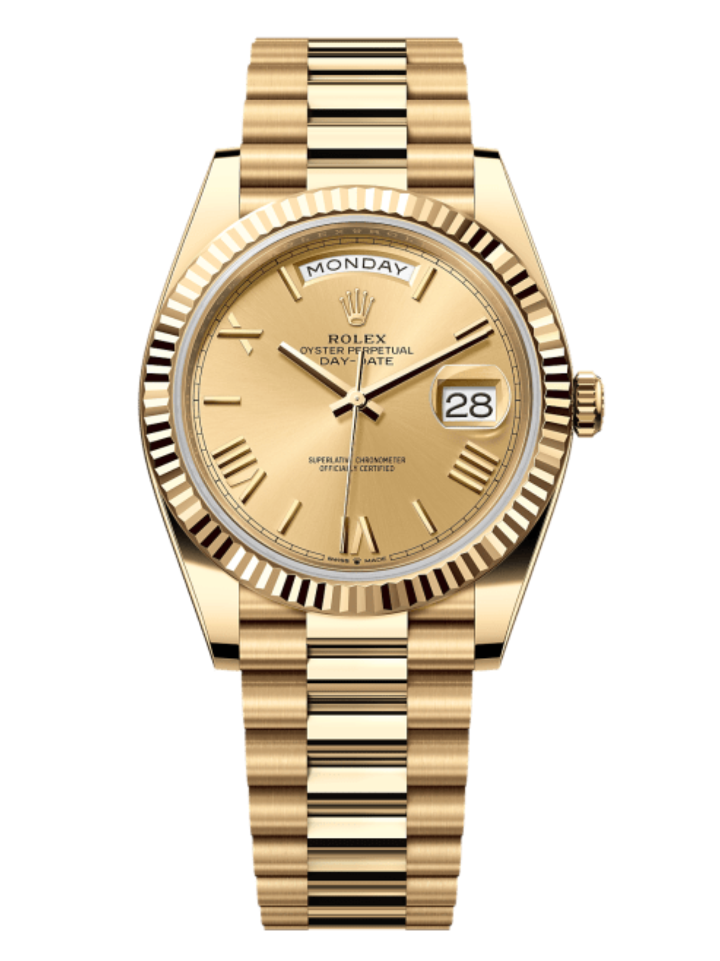 DAYDATE PRESIDENTE DORADO CARA DORADA ROMAN - AAA
