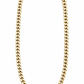 CADENA CUBANA PREMIUM 8 MM × 50 CM | ACERO INOXIDABLE CON BAÑO DE ORO 14K ✨