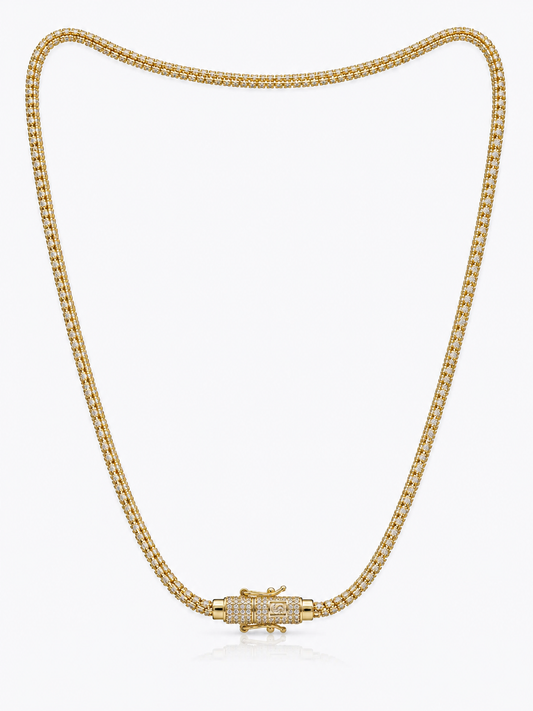 CADENA ICE CHAIN GOLD - 55 CM