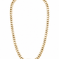 CADENA CUBANA PREMIUM 8 MM × 55 CM | ACERO INOXIDABLE CON BAÑO DE ORO 14K ✨**