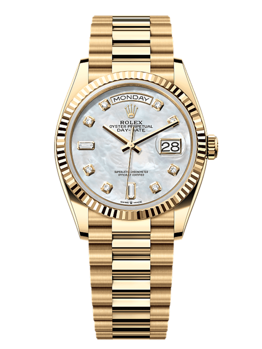 DAYDATE PRESIDENTE DORADO CARA BLANCA - AAA