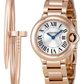 BALLON BLEU AA - ROSE GOLD 28MM + PULSA JUSTE UN CLOU GRATIS