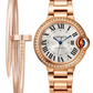 BALLON BLEU AA - ROSE GOLD DIAMOND 28MM + PULSA JUSTE UN CLOU GRATIS