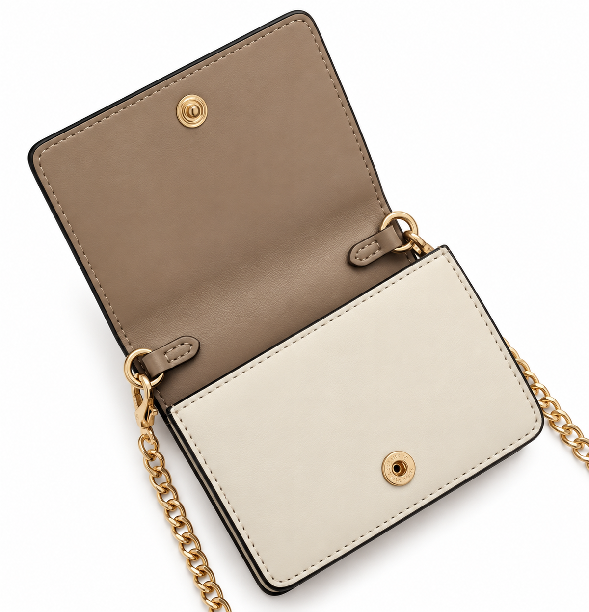 BEIGE MINI WALLET