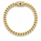 PULSA CUBANA PREMIUM 7 MM × 19 CM | ACERO INOXIDABLE CON BAÑO DE ORO 14K ✨