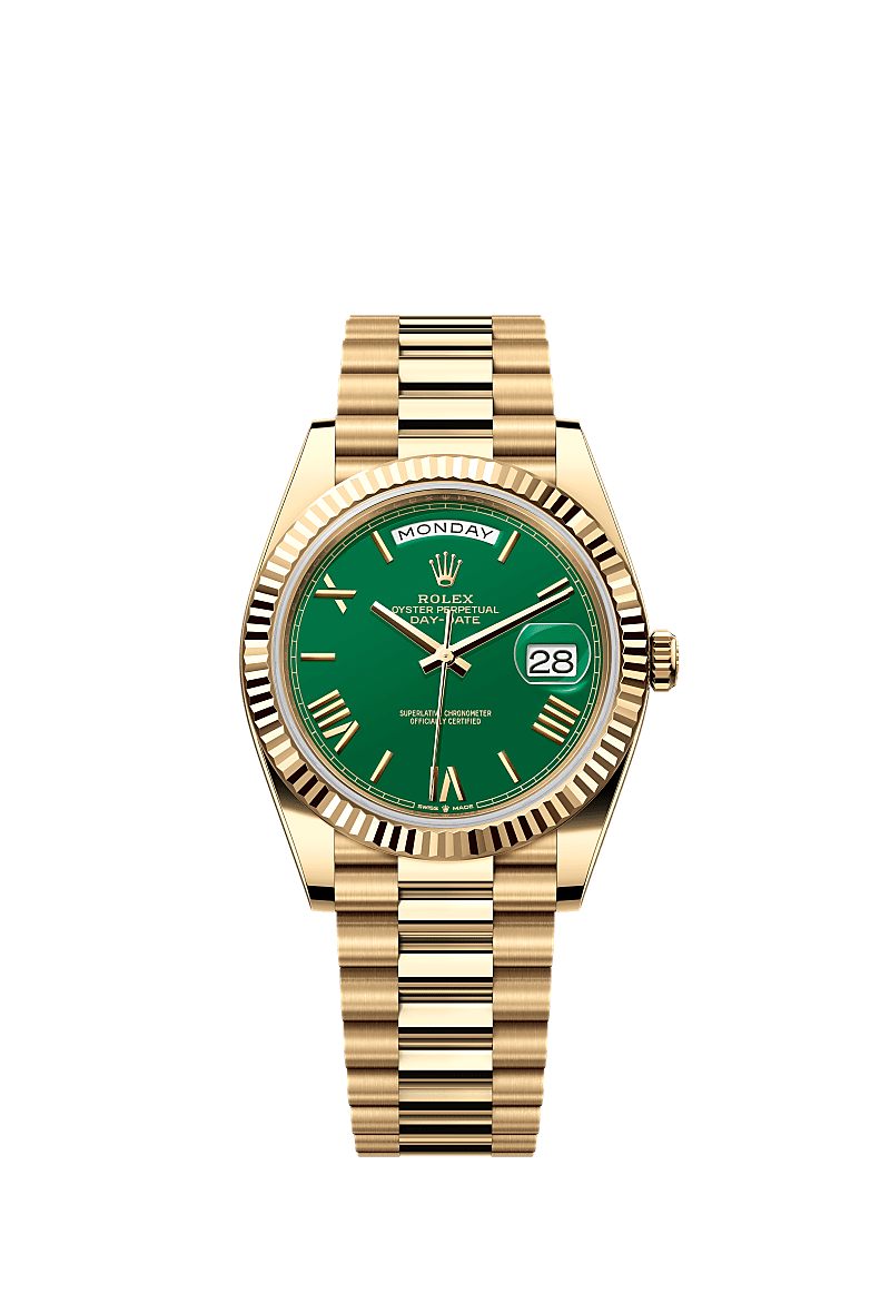 DAYDATE PRESIDENTE DORADO CARA VERDE - AAA