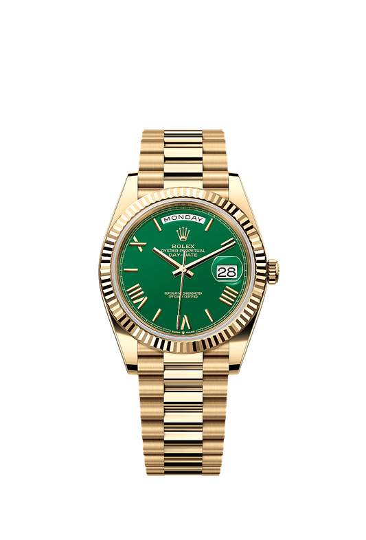 DAYDATE PRESIDENTE DORADO CARA VERDE - AAA