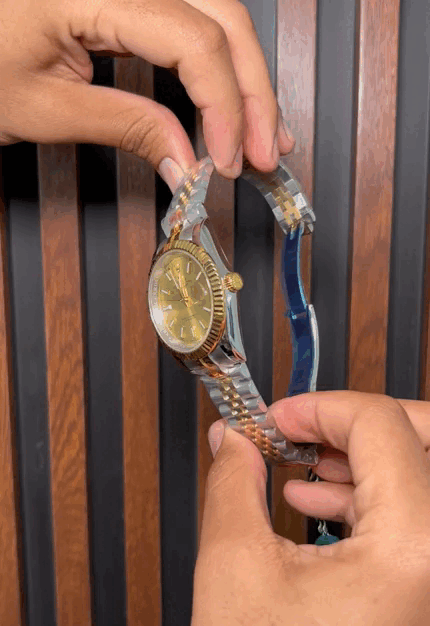 DATEJUST DOBLE TONO FONDO DORADO AAA